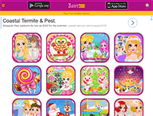 Tablet Screenshot of colorgirlgames.com